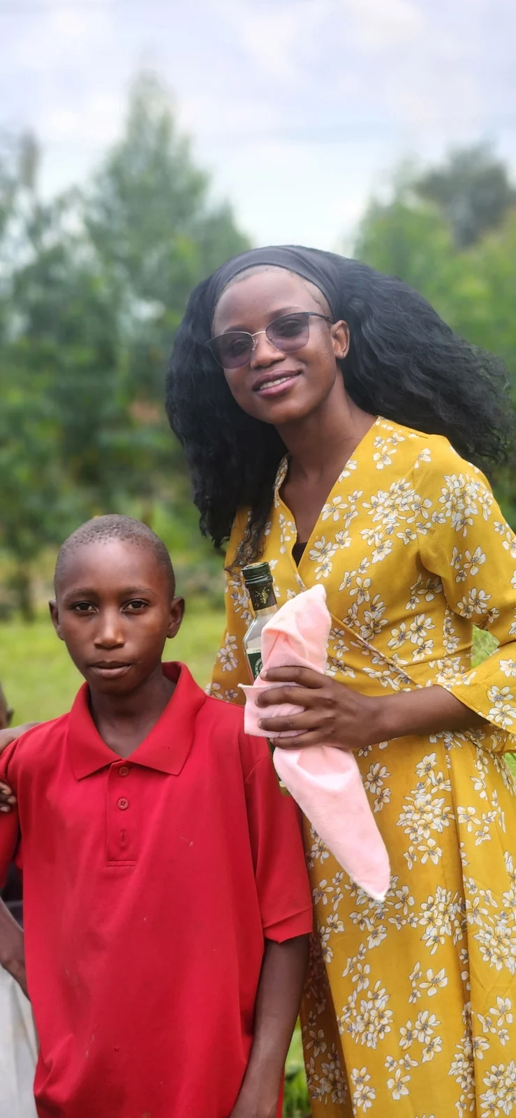 A child-centred support visit in the community.
