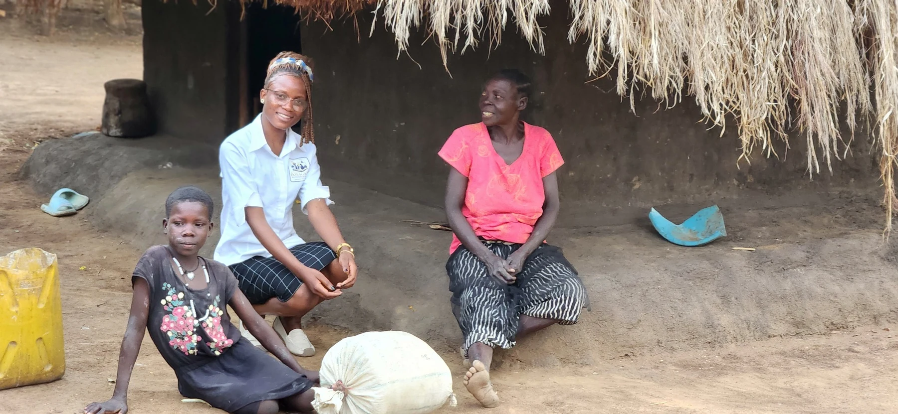 A seated community visit focused on listening, support and presence.