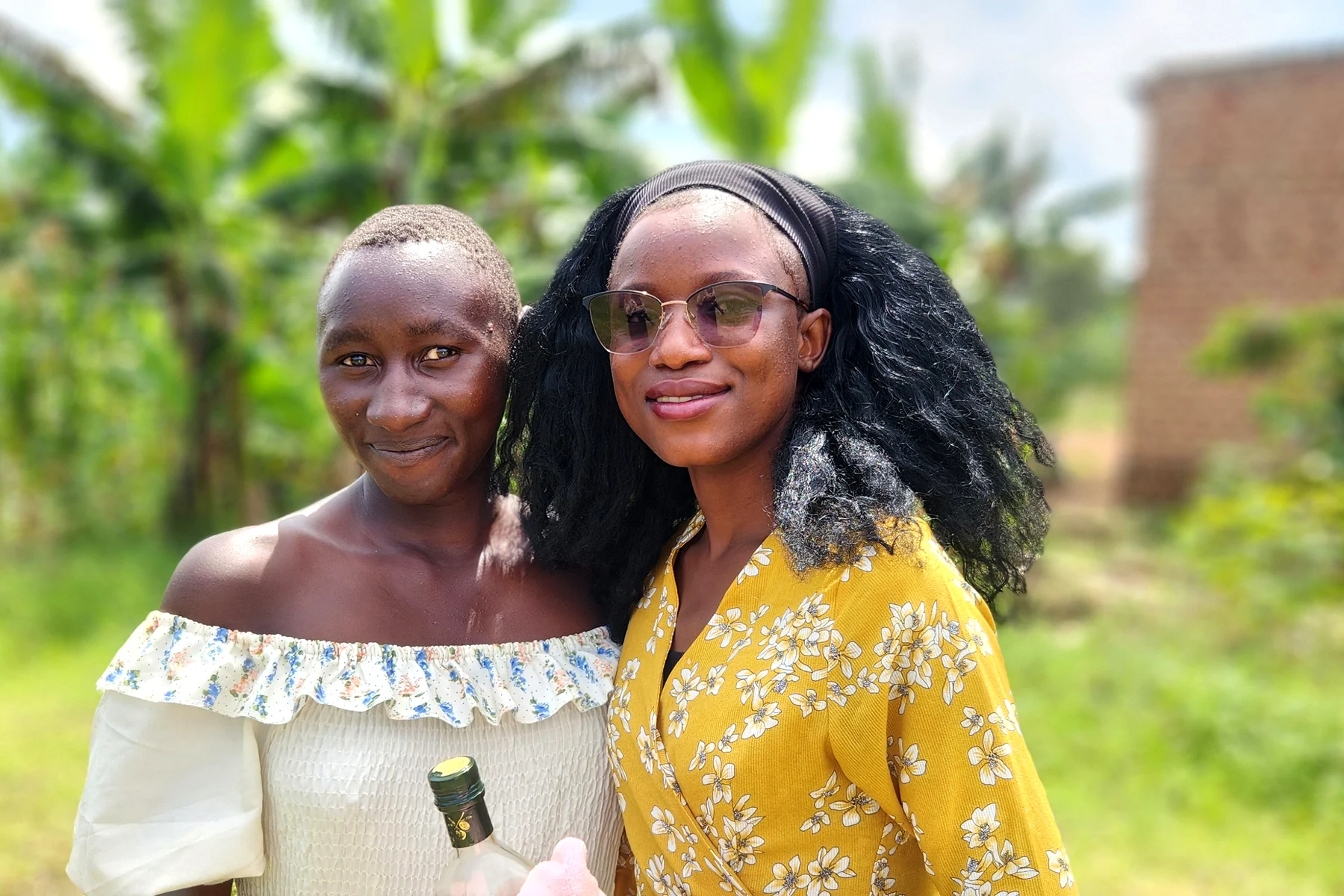 Women participating in field engagement
