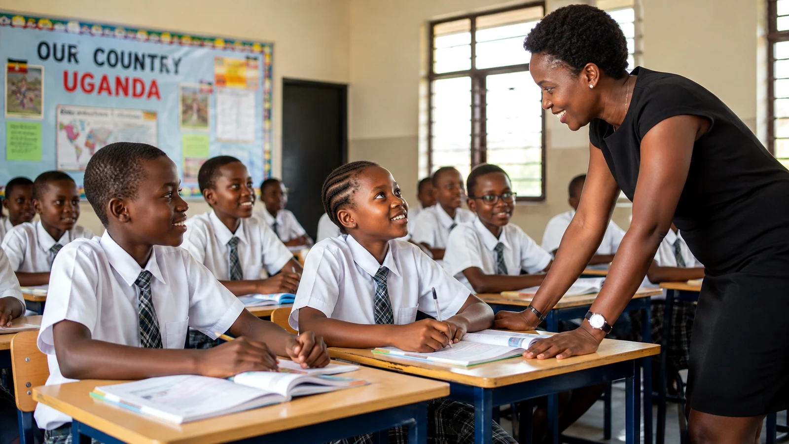 KRF engagement at a school in Kampala